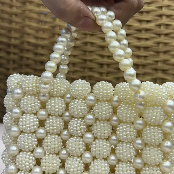 Bridal Mini Bag | Beaded Bags | Faux Pearl Bags