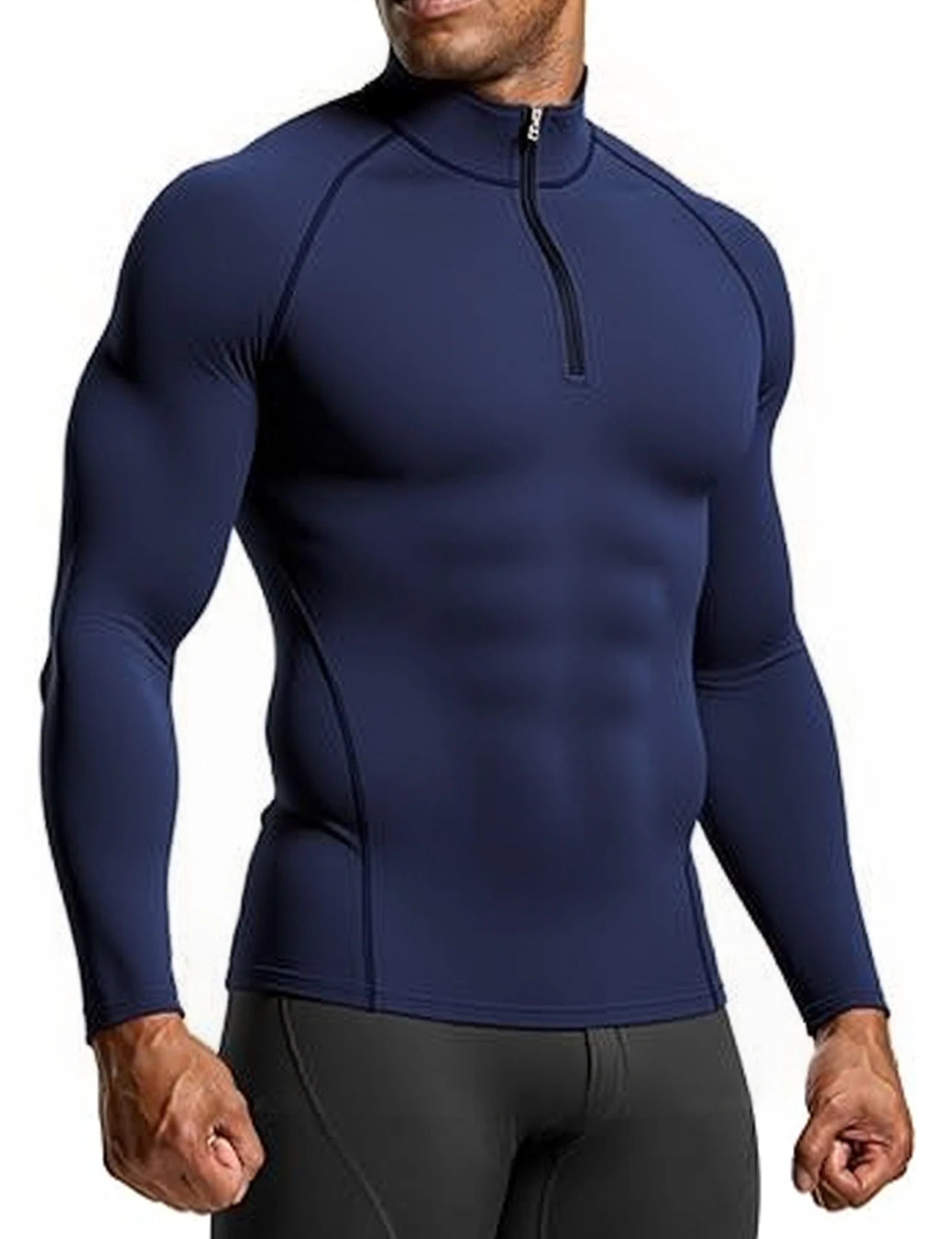 Men Sportswear Fitness Top/Gym Shirts - Quick-drying Breathable Slim L/S