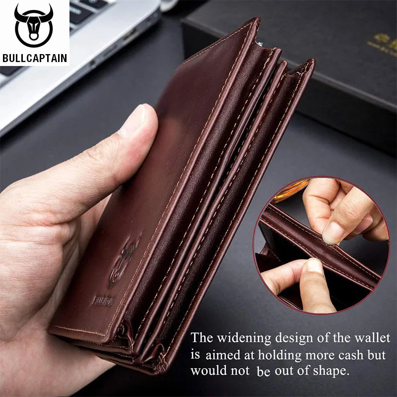 Men's genuine leather wallet