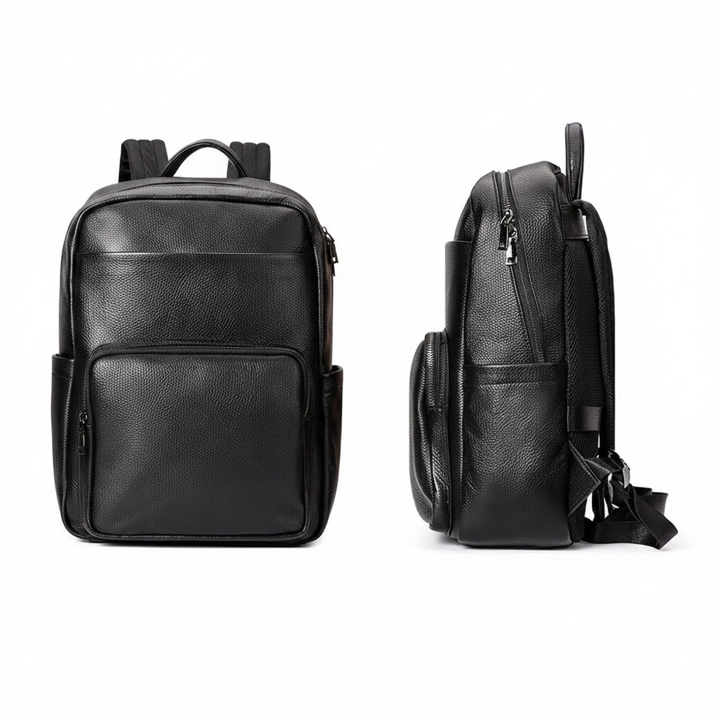 Genuine Leather Backpack for Men | Business Travel Laptop Bag