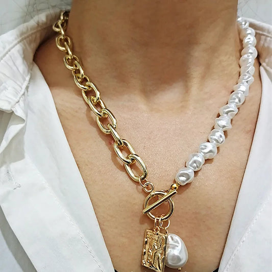 Pearl Choker Necklaces Women & Pendants