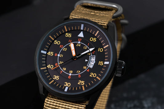 ADDIESDIVE Men's Luxury Luminous Watch | 50M Waterproof | Japanese Quartz | Nylon Strap