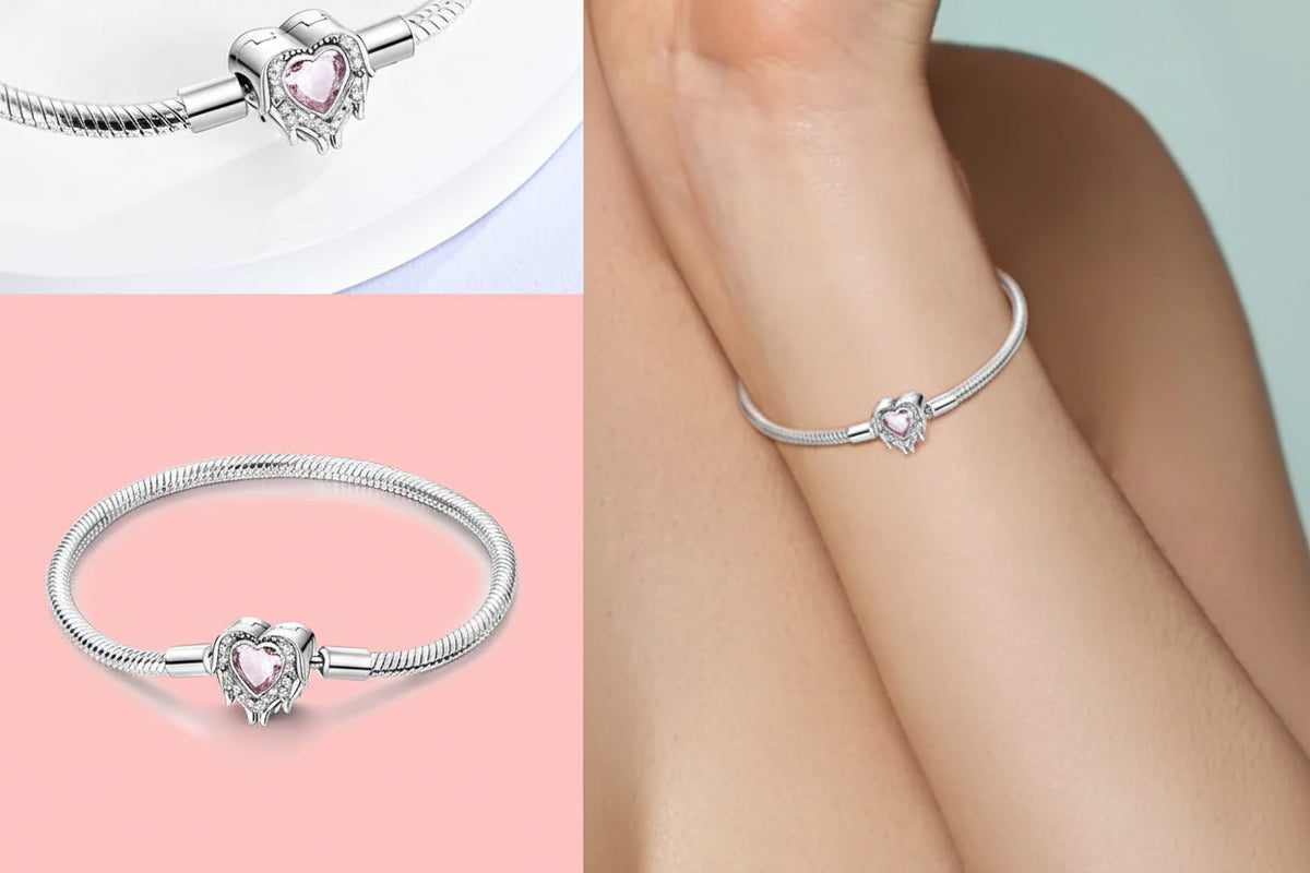 925 Silver Owl Flower Graduation Cap Bouquet Beads Charms Pendant Fit Snake Chain Flower Bracelet DIY Fine Jewelry Gift with Box