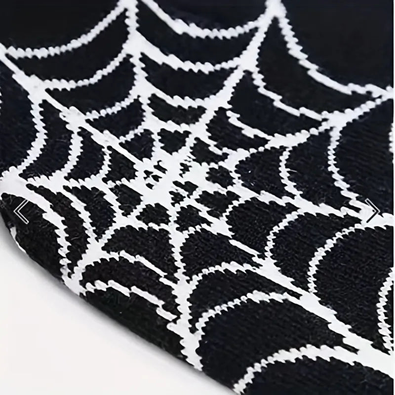 Spider web beanie