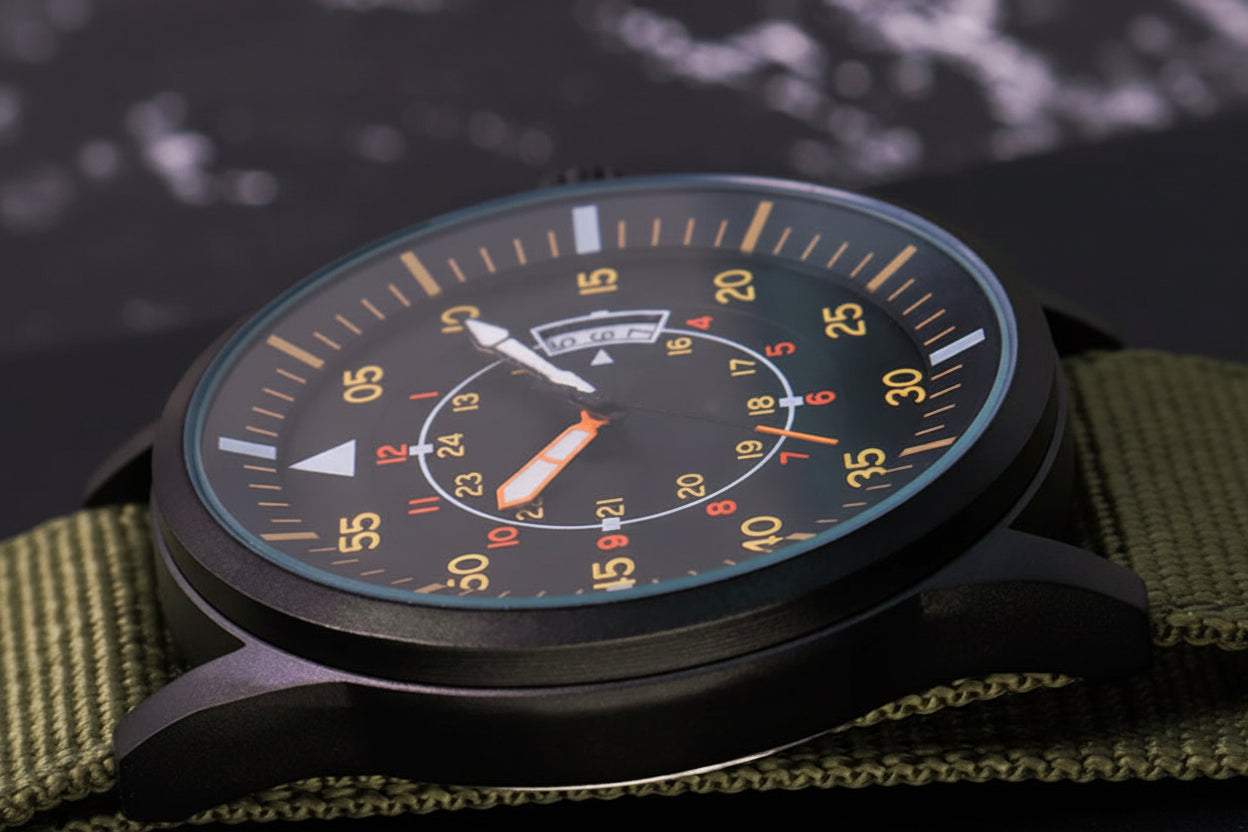 ADDIESDIVE Men's Luxury Luminous Watch | 50M Waterproof | Japanese Quartz | Nylon Strap