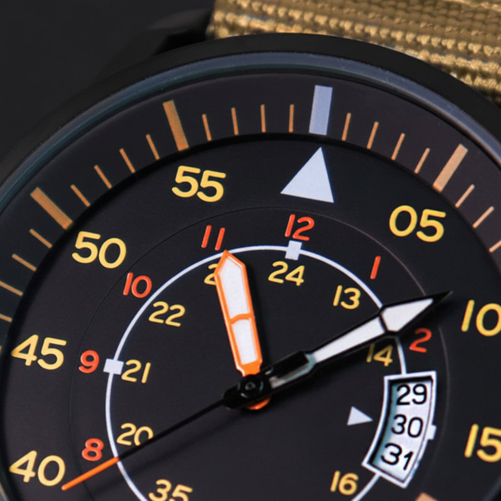 ADDIESDIVE Men's Luxury Luminous Watch | 50M Waterproof | Japanese Quartz | Nylon Strap