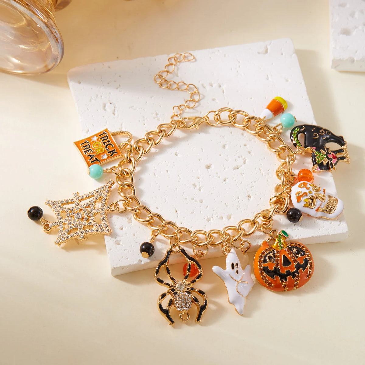 Halloween Charm Bracelet for Women & Teens