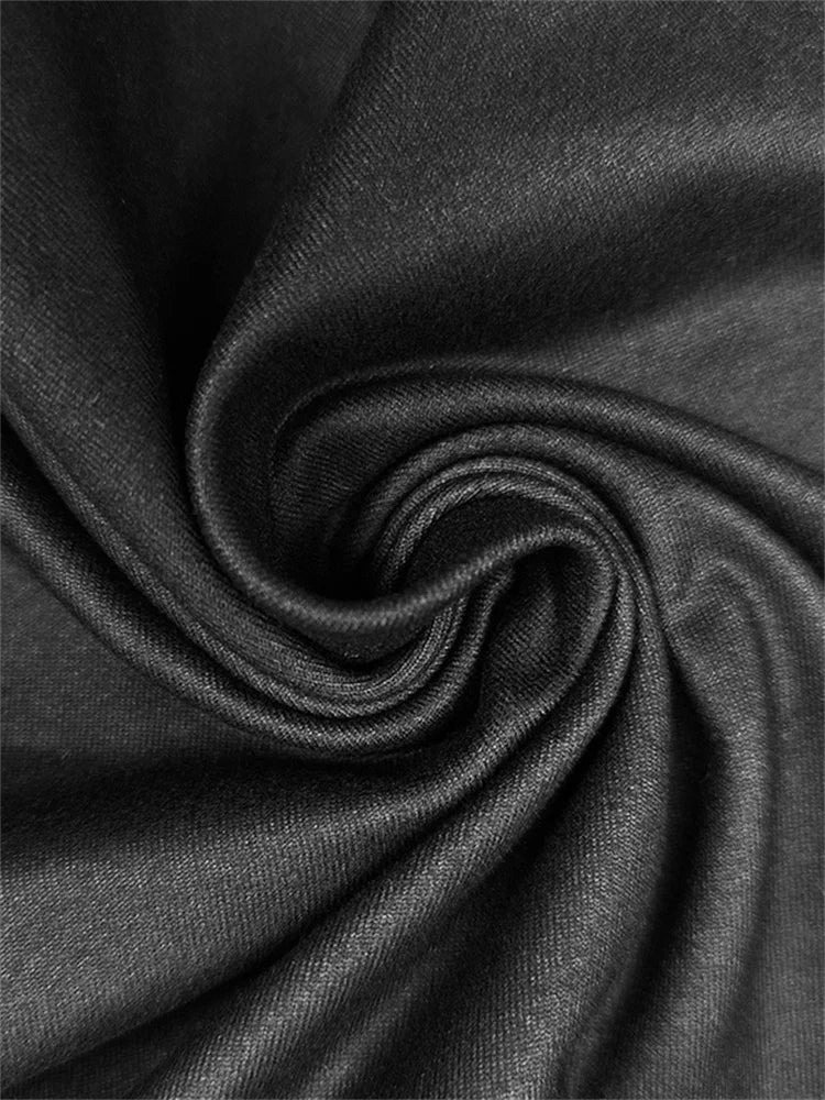 High Neck Floral Printed Pullover Tops Long Sleeves Skinny Casual