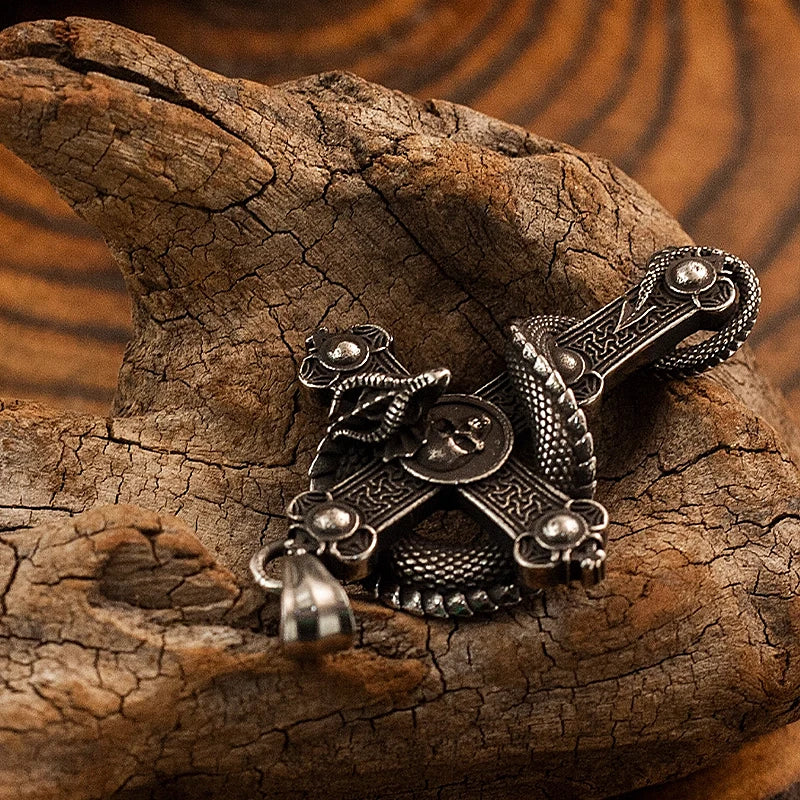 Vintage Dragon Skull Pendant Necklace for Men & Women | Punk Gothic Stainless Steel Chain Jewelry