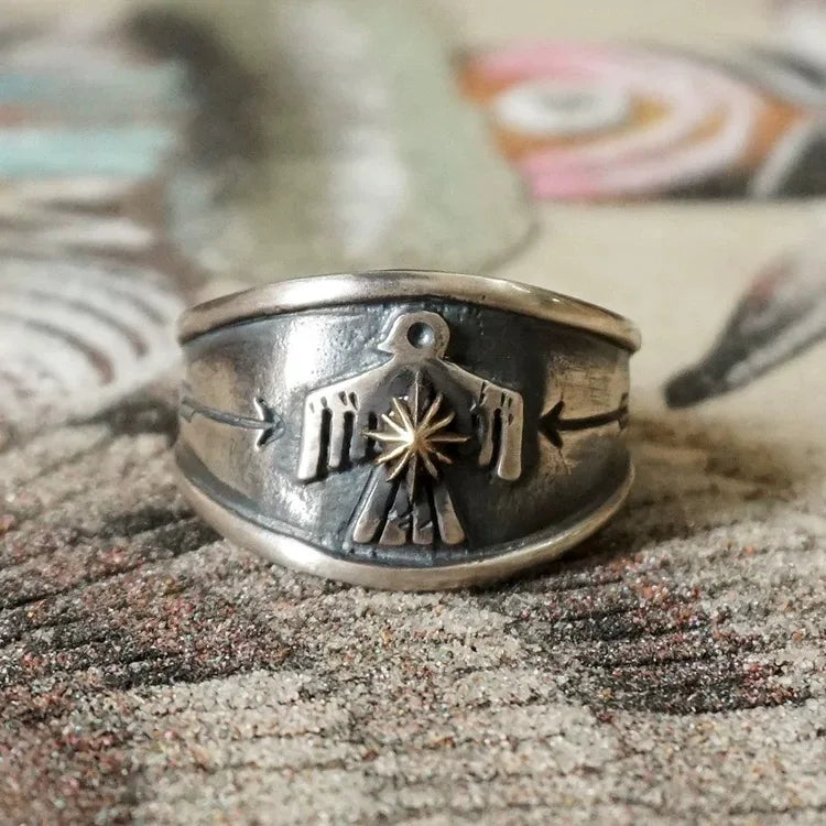 Men's Vintage Statement Rings Collection – Gothic Biker Dragon Crown & More