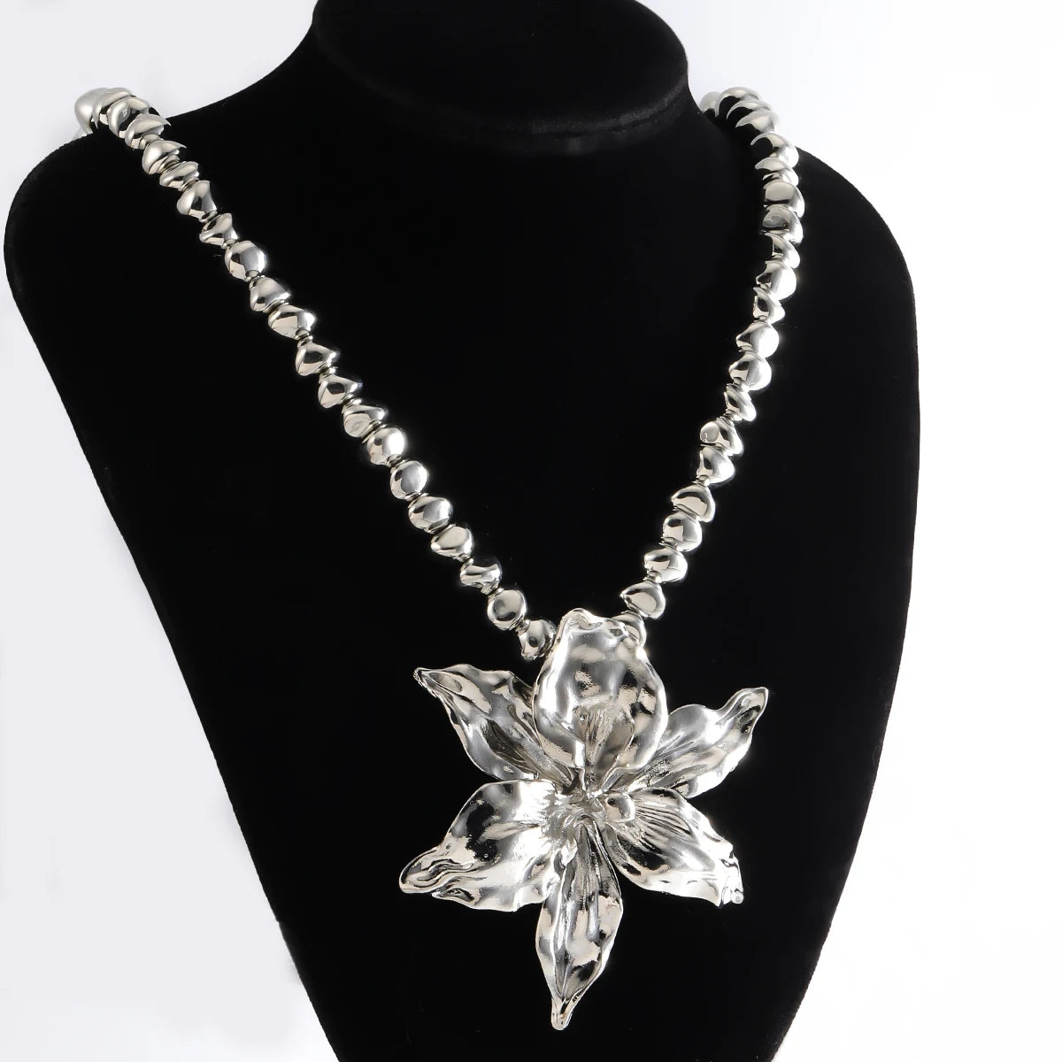 Flower CCB Beaded Elegant Necklace