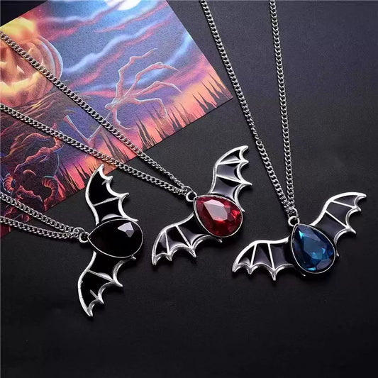 Crystal Bat Necklaces