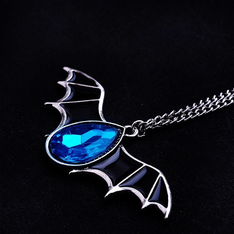 Crystal Bat Necklaces