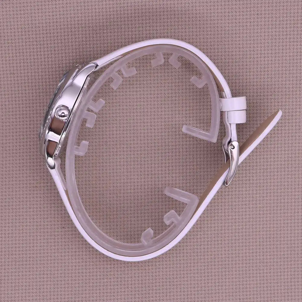 JULIUS Women's Elegant Rhinestone Watch | Real Leather Band | Japanese Quartz | Gift Box