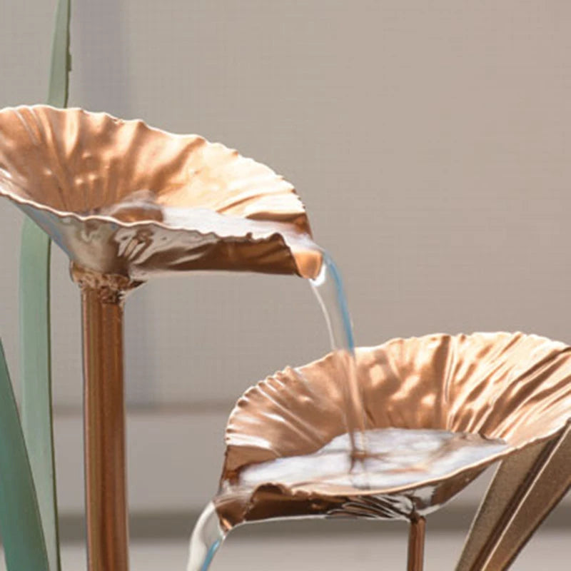 Handmade Craft Water Fountain Indoor Home Decorative - Wheel Desktop