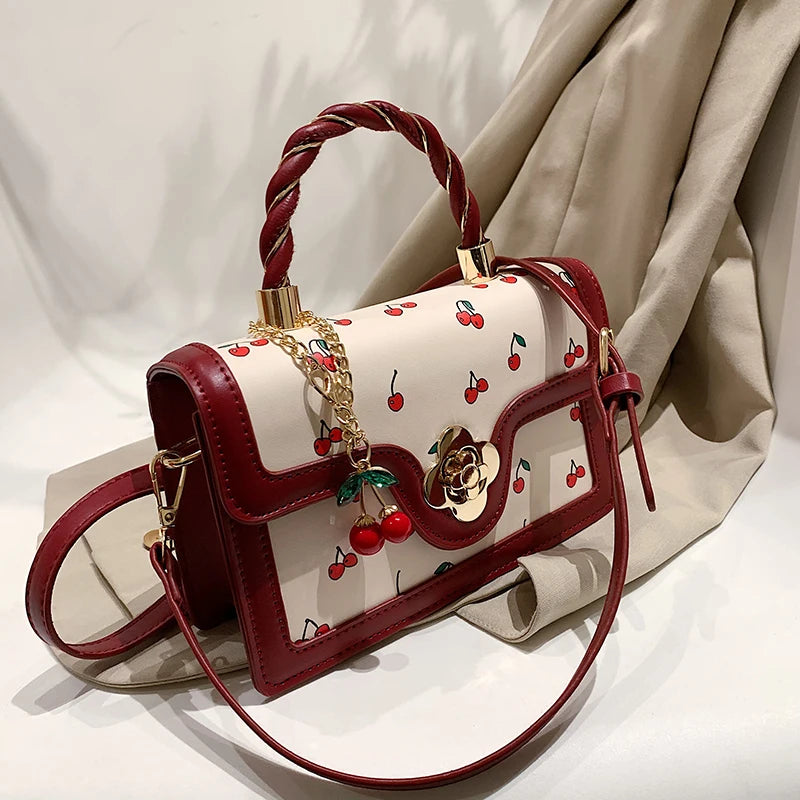 Cute cherry crossbody bag