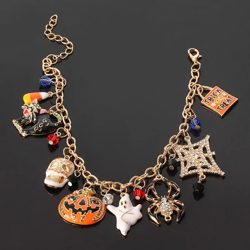 Halloween Charm Bracelet for Women & Teens