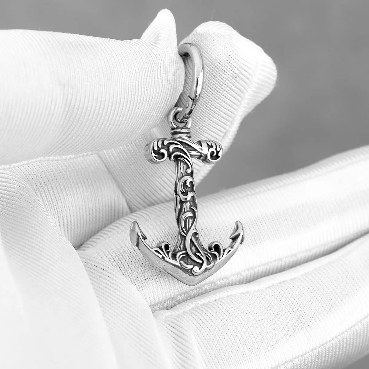 Men's Anchor Drop Earrings – Viking Punk Stainless Steel