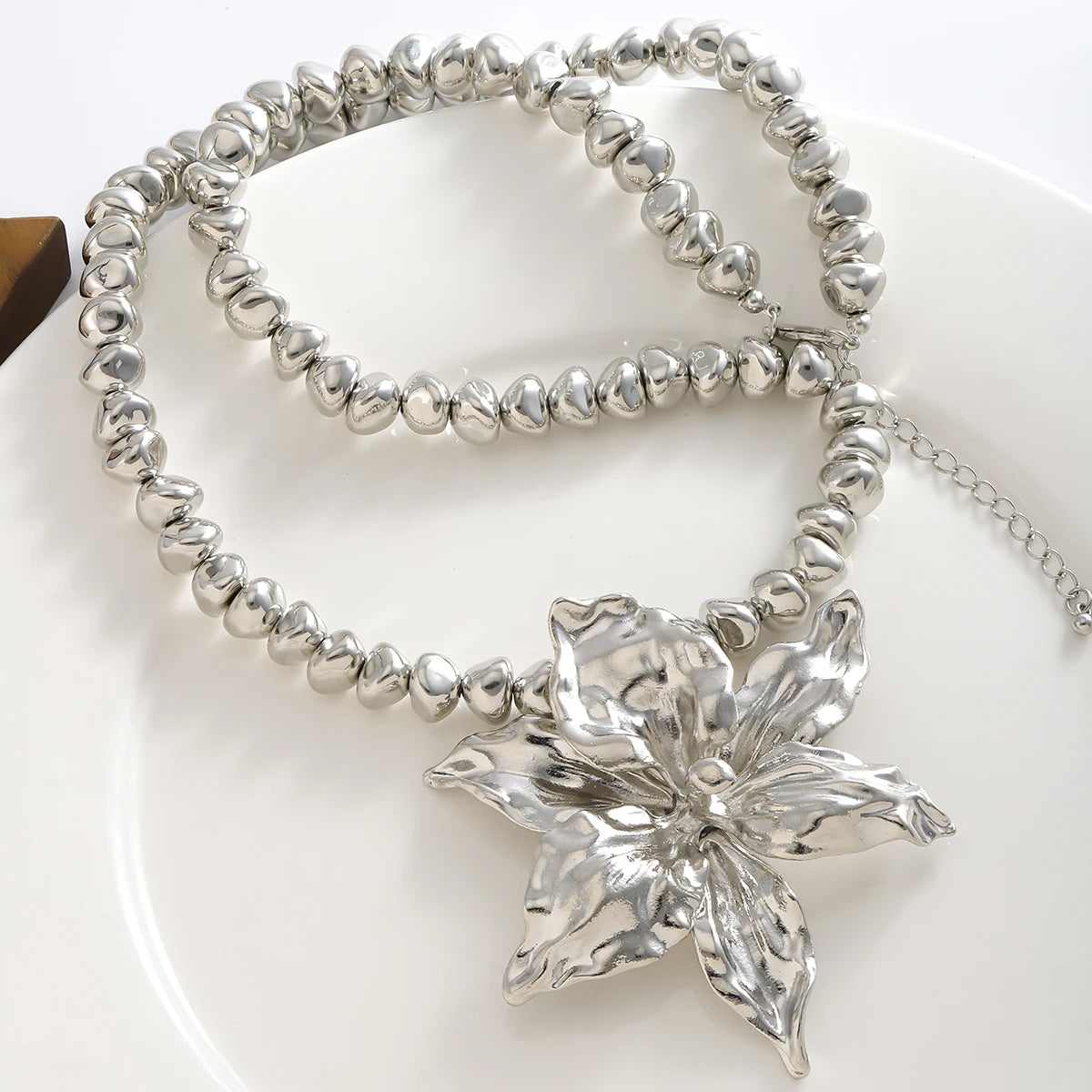 Flower CCB Beaded Elegant Necklace