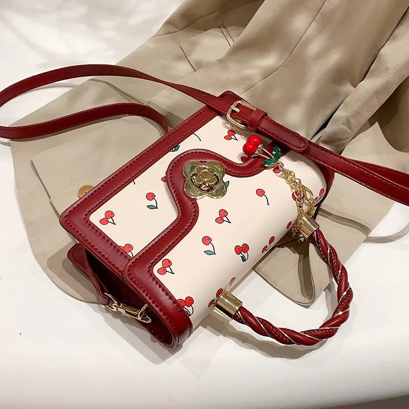 Cute cherry crossbody bag