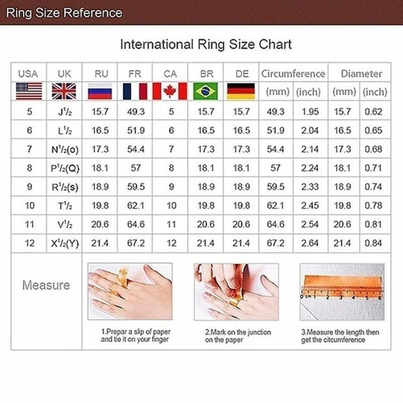 Luxury Gold Color Set Black Stone Rings Women Green Stone Engagement Wedding Rings Jewelry