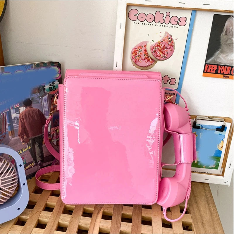 Telephone retro crossbody & shoulder bag