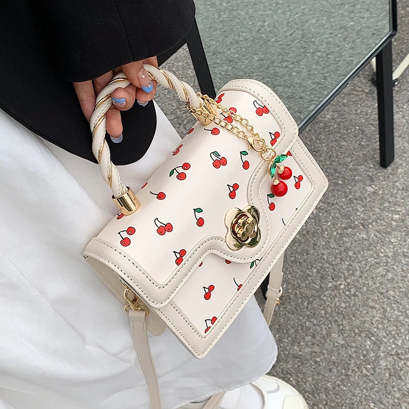 Cute cherry crossbody bag