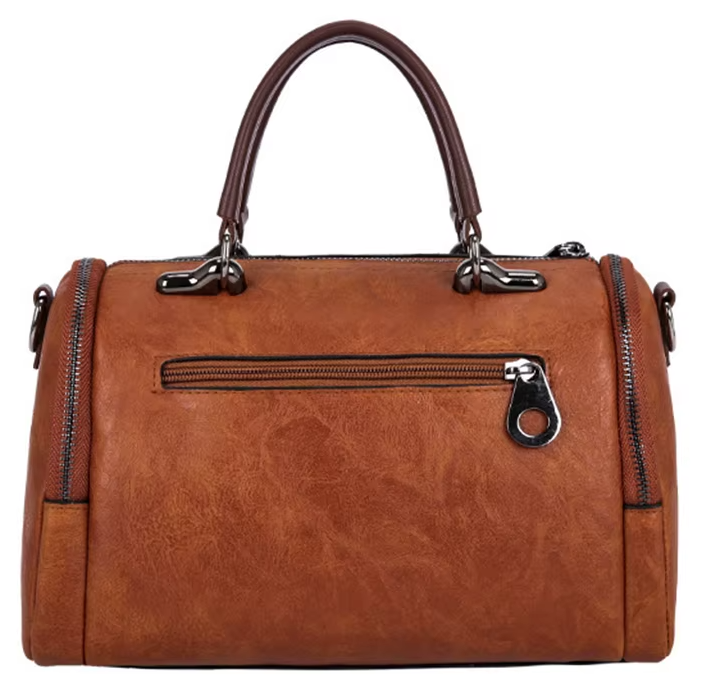 Women's Tassel Boston Bag – Large Capacity Crossbody & Shoulder Handbag