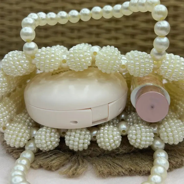 Bridal Mini Bag | Beaded Bags | Faux Pearl Bags